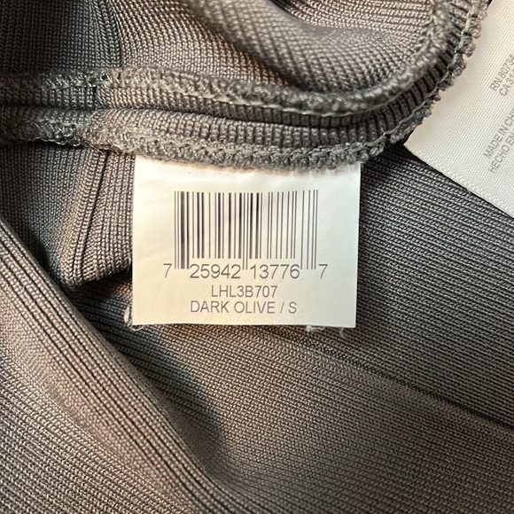 BCBG bandage skirt in OLIVE GREEN - Picture 5 of 6